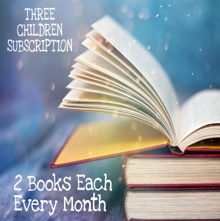 Three Children - 2 Books Each Per Month